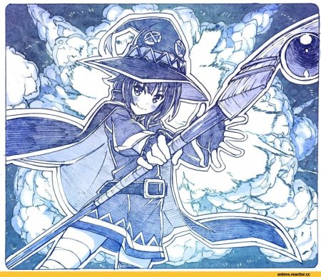 Коносуба арт карандашом