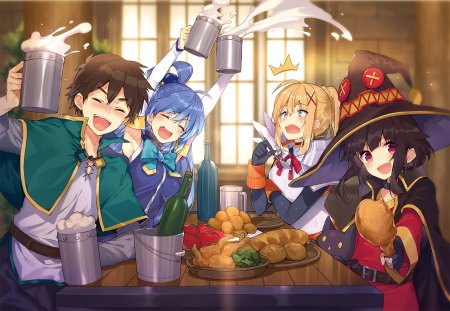 Сато Казума и Аква