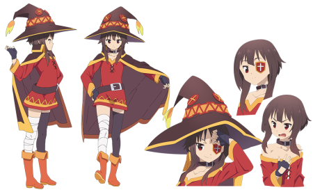 Мегумин в поленый рост