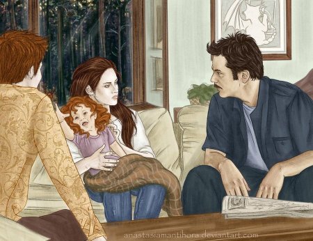 Эдвард Каллен арт книжный