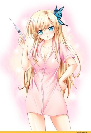 Медсестра в стиле аниме