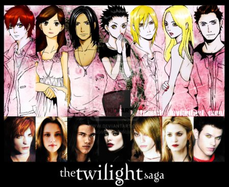 Сумерки сага аниме арт