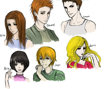 Элис Каллен арт по книге