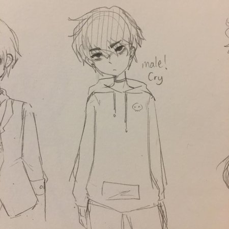 Одежда для мальчиков аниме для срисовки