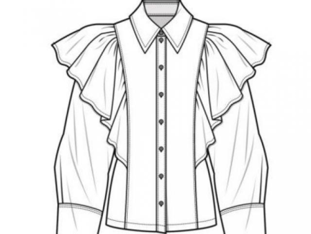 Эскиз блузки