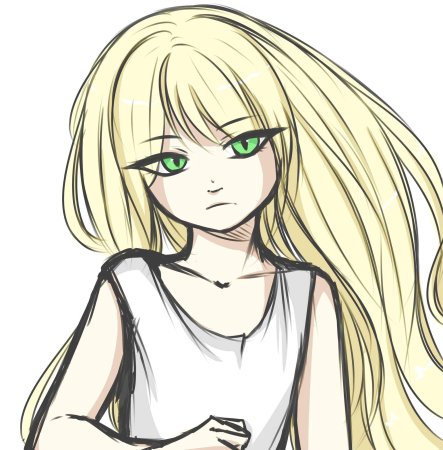 Человек аниме девочка