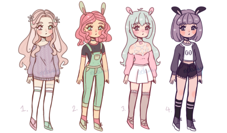 Адопты ОС аниме