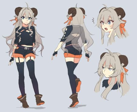 Референсы аниме ОС персонажи