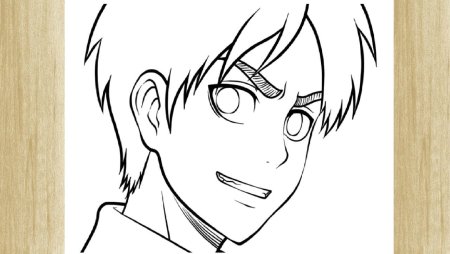 Раскраска атака титанов Эрен