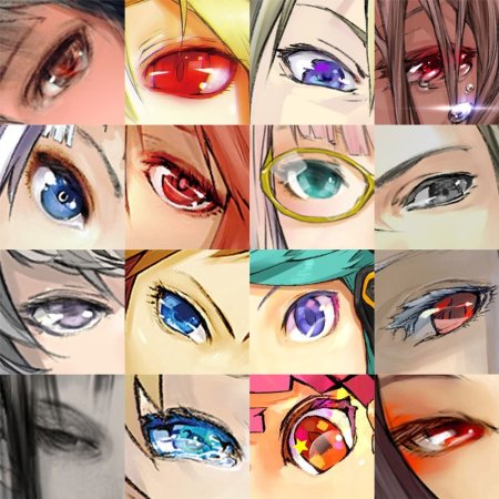Глаза аниме персонажей