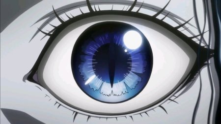 Голубые анимешные глаза