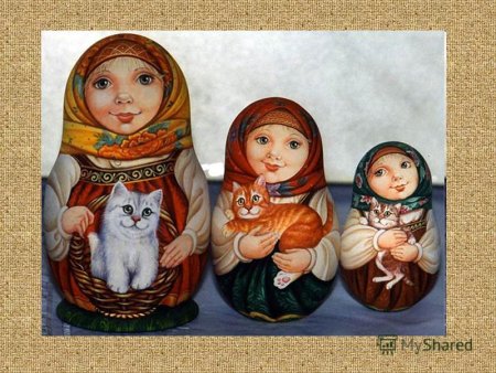 Русские картины матрёшка