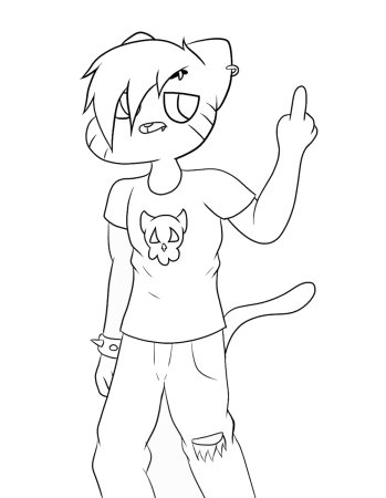 Гамбол и Дарвин раскраска аниме