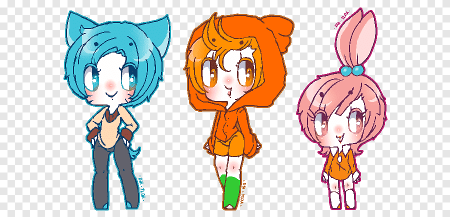 Гамбол и Дарвин и Анаис аниме