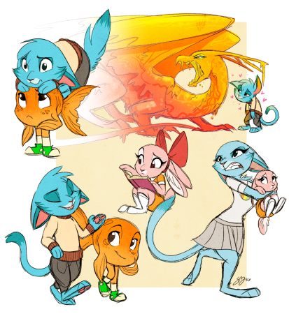 Удивительный мир Гамбола аниме