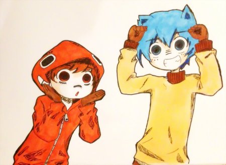 Гамбол и Дарвин аниме