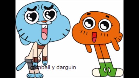 Срисовка Гамбола и Дарвина