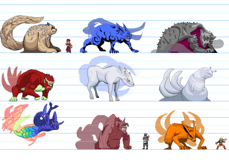 Хвостатые звери и их Джинчурики