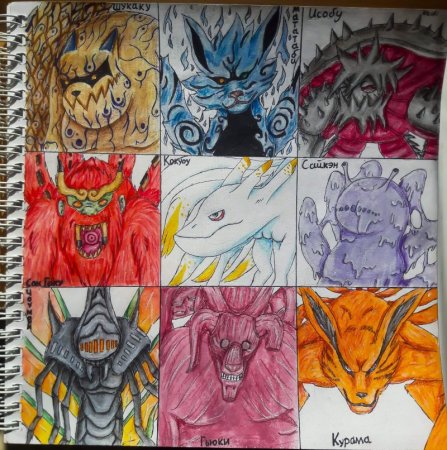 Хвостатые Биджу Наруто