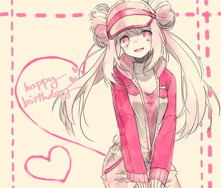 Открытка в стиле аниме