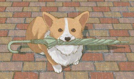 Корги арт
