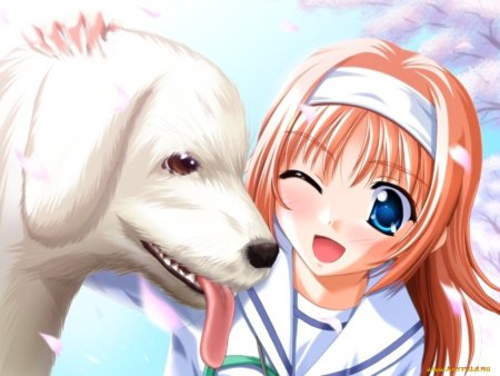 Аниме песик