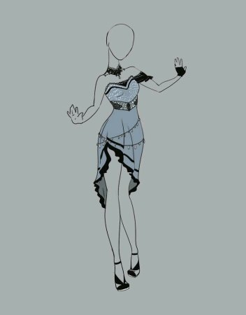 Дизайнерские Наряды для рисования