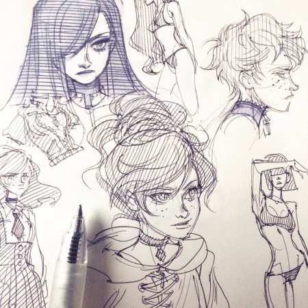 Скетч зарисовки предметов