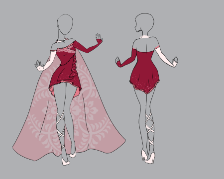 Манекен для рисования одежды