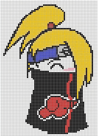 Вышивка аниме