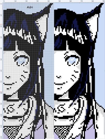 Вышивка крестом схемы аниме Наруто