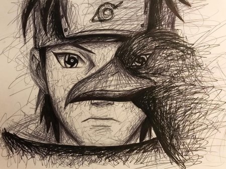 Аниме для срисовки Итачи
