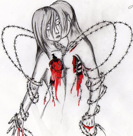 Рисунки про разбитую любовь