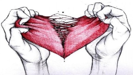 Рисунки с разбитым сердцем