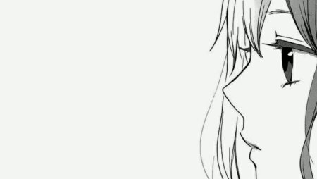 Аниме лицо с боку