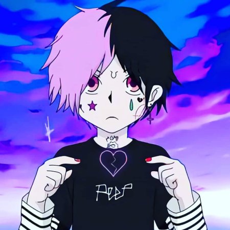 Lil Peep аниме на аву
