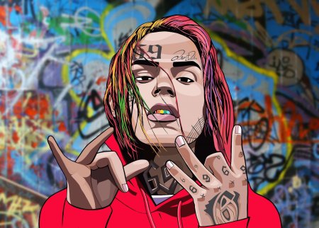 6ix9ine арт