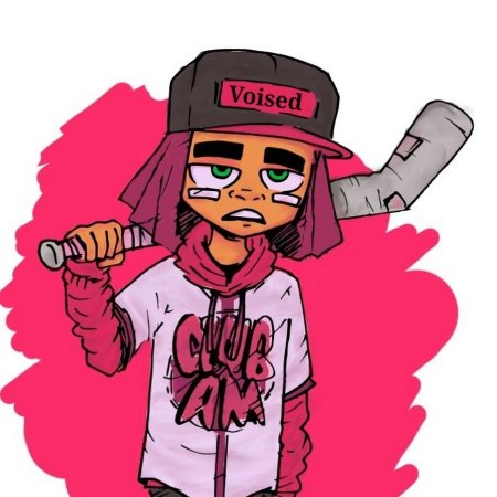Нарисованный рэпер