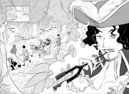 Питер Пэн и Капитан крюк Манга