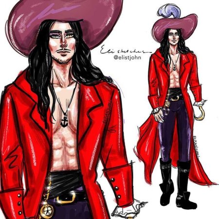 Джеймс крюк арт