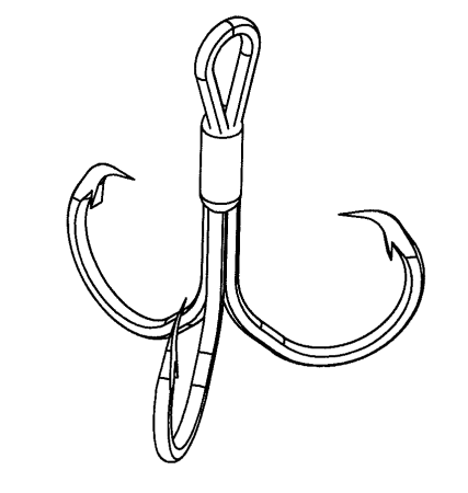 Крючок раскраска для детей