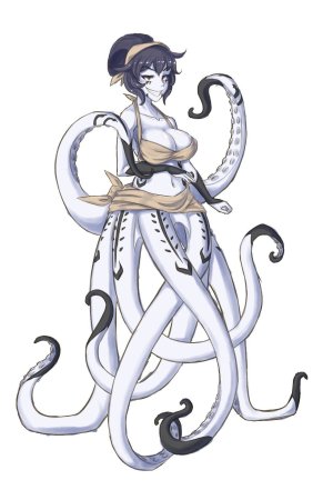Monster girl Кракен