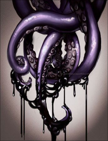 Кракен щупальца Illustrator
