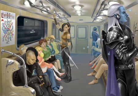 Эльфы в метро