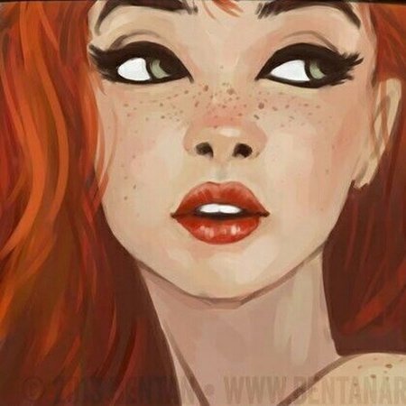 Рыжие с веснушками иллюстрации