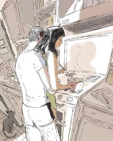 Жить вместе арт