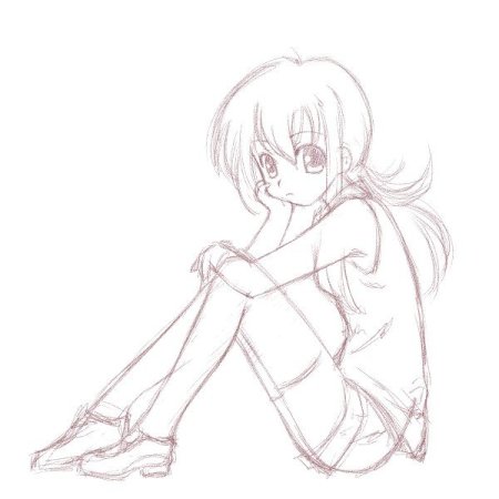 Аниме для срисовки в полный рост