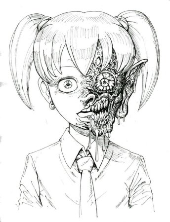 Рисунки для срисовки аниме