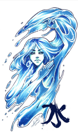 Аниме Чиби знаки зодиака рыбы