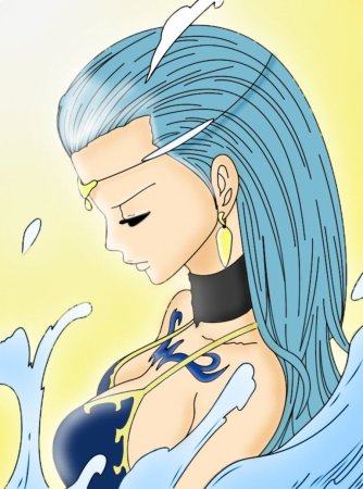 Водолей из хвоста феи для срисовки